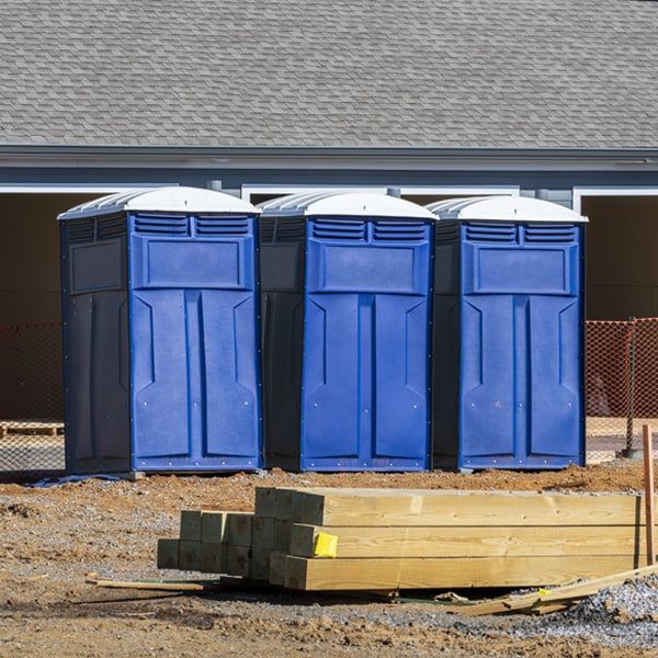 how do you dispose of waste after the portable toilets have been emptied in Arcadia Lakes